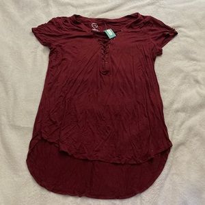 Brand New From Maurice’s; Maroon Women’s Top; size: XXL